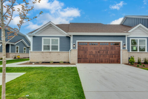 Exterior of The Ash townhome in the Steeple Bend neighborhood in Evergreen Park.